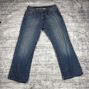 Lucky Brand Dungarees Jeans Mens 34 Blue Denim Classic Straight Medium Wash